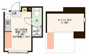 ハーモニーテラス曳舟の物件間取画像